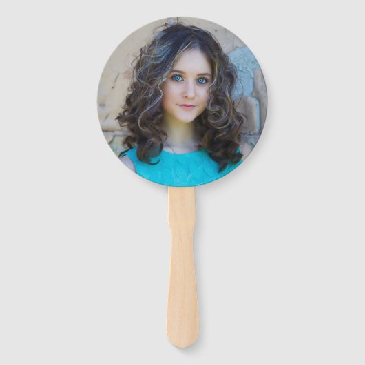 Moderne Klasse 2019 GLÜCKWUNSCH GRAD Foto Black Fächer (Rückseite)