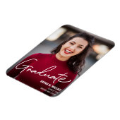 Moderne Klasse 2024 Abitur Ankündigung Magnet (Linke Seite)