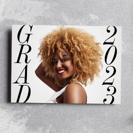 Moderne Klasse 2024 Foto Abschluss Ankündigung