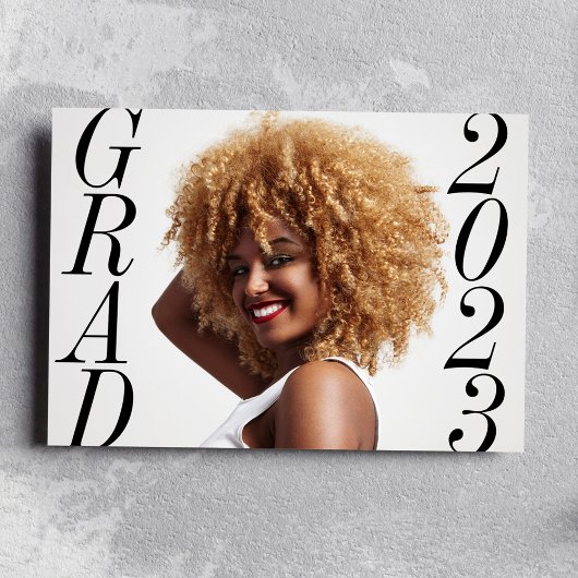 Moderne Klasse 2024 Foto Abschluss Ankündigung