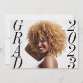 Moderne Klasse 2024 Foto Abschluss Ankündigung (Vorderseite)