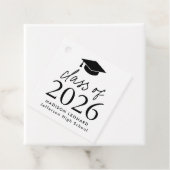 Moderne Klasse 2024 Schwarzer Script-Abschluss Geschenkanhänger (Beispiel)