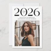 Moderne Klasse 2025 2 Foto Abschluss Ankündigung (Vorderseite)