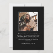 Moderne Klasse 2025 2 Foto Abschluss Ankündigung (Rückseite)