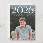 Moderne Klasse 2025 2 Foto Abschluss Ankündigung (Vorderseite)