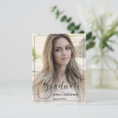 Moderne Klasse 2025 Abschluss Foto Einladung (Stehend Vorderseite)