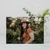 Moderne Klasse 2025 Foto Abschluss Ankündigung (Stehend vorne)