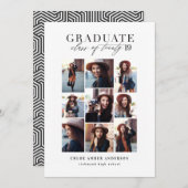 Moderne Klasse der Ankündigung von Foto Abschluss (Vorne/Hinten)