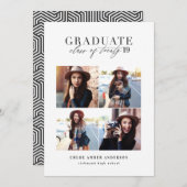 Moderne Klasse der Ankündigung von Foto Abschluss (Vorne/Hinten)