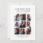 Moderne Klasse der Ankündigung von Foto Abschluss (Vorderseite)