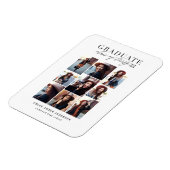 Moderne Klasse der Ankündigung von Foto Abschluss Magnet (Linke Seite)