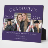 moderne Klasse der Foto Collage lila Fotoplatte (Seite)