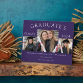 moderne Klasse der Foto Collage lila Fotoplatte (Seite)