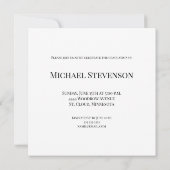 Moderne Klasse der Foto Graduation Party 2023 Einladung (Rückseite)