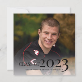 Moderne Klasse der Foto Graduation Party 2023 Einladung