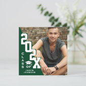 Moderne Klasse der Grad FOTO Graduation Party 2023 Einladung (Stehend Vorderseite)