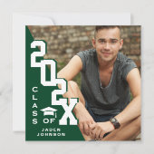 Moderne Klasse der Grad FOTO Graduation Party 2023 Einladung (Vorderseite)