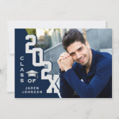 Moderne Klasse der Grad FOTO Graduation Party 2023 Einladung (Vorderseite)