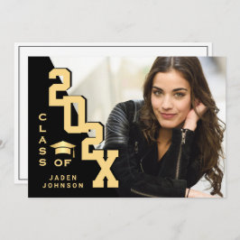 Moderne Klasse der Grad FOTO Graduation Party 2023 Einladung
