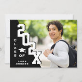 Moderne Klasse der Grad FOTO Graduation Party 2023 Einladung (Vorderseite)