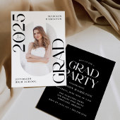 Moderne Klasse der Grad Foto Graduation Party 2024 Einladung