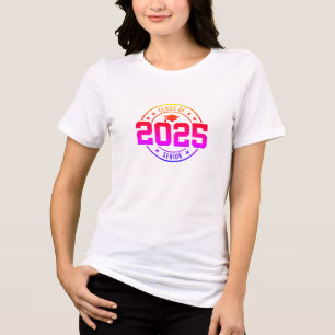 Moderne Klasse des Abschlusses der Schule 2025 Tri-Blend Shirt