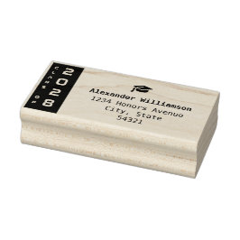 Moderne Klasse des Abschlusses Gummistempel