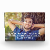 Moderne Klasse des benutzerdefinierten Abschlusses Fotoblock (Vorderseite)