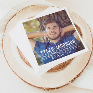 Moderne Klasse des Fotos für kundenspezifische Abs Serviette