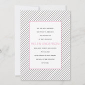 Moderne Klasse des rosa Fotos 2025 Ankündigung (Rückseite)