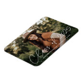 Moderne Klasse des White Script-Abschlusses 2025 Magnet (Linke Seite)