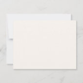 Moderne Klasse Elfenbein Hallo Mitteilungskarte (Rückseite)