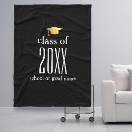 Moderne Klasse mit 20XX Graduierungspauschale für  Fleecedecke