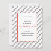 Moderne Klasse von 2025 Graduierte schwarz, rot Fo Ankündigung (Rückseite)