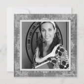 Moderne Klasse von 20XX, Foto, Topper-Abschluss Einladung (Rückseite)