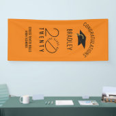Moderne KLASSE VON 20XX Orange Abschluss Door Banner (Messe)