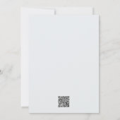 Moderne Klasse von 24, Blau-Weiß-Abschluss Einladung (Rückseite)