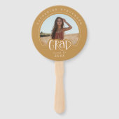 Moderne Klasse von Foto Grad Abschluss 2025 Fächer (Rückseite)