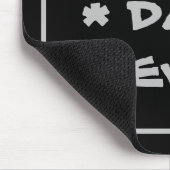 Moderne Klassik 'Best Vater Ever' Einfach Schwarz  Mousepad (Ecke)