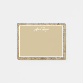 Moderne Klassik Tan Granit Post-it Klebezettel