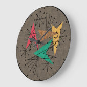 Moderne klassische Atomwaffenarrow-Sternexplosion  Große Wanduhr (Winkel)