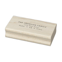 Moderne klassische Envelope-Rücksendeadresse