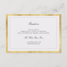 Moderne klassische erhabene Perlen-Gold-Hochzeitsd