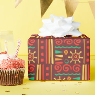Moderne klassische Feier Joyful Baby Baby Baby Sh Geschenkpapier