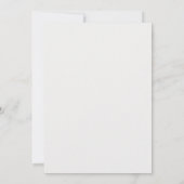 Moderne Klassische Formale Goldene Lys Elfenbein-H Save The Date (Rückseite)