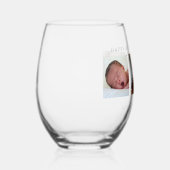 Moderne klassische FotoCollage Weinglas Ohne Stiel (Rechts)