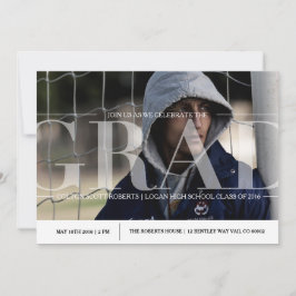 Moderne klassische Graduierungspartei | Gender Neu Einladung