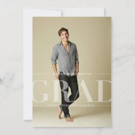 Moderne klassische Graduierungspartei | Gender Neu Einladung