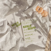 Moderne klassische, helle, traditionelle, farbenfr einladung