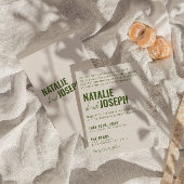 Moderne klassische, helle, traditionelle, farbenfr einladung